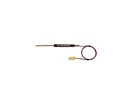 Type K Economic Handle Thermocouple Probe with Mini-Connector, 4" L, 36" E x t FEP .188 Dia, Grounded