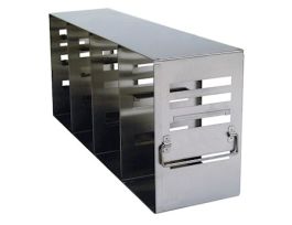 Adjustable Upright Freezer Rack for Standard 2" & 3" Boxes; holds (16) 2", (8) 3", or (8) 2"+(4) 3" boxes
