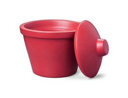 ICE BUCKET ROUND W/LID N-TOX EVA RED 4L
