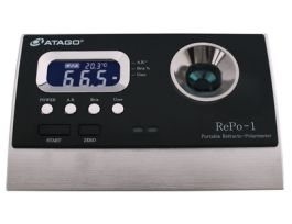 Refractometer Portable refractometer polarimeter, repo-1 combines a refractometer and a polarimeter
