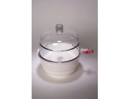 DESICCATOR VACUM WHITE BASE PP/PC 12INCH