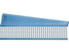 Numerical Wire Markers Permanent Adhesive Vinyl 0.5 in H Legend: 39, 3750 Total