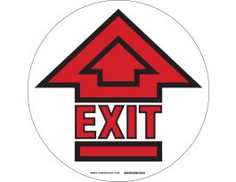 Floor Sign, 17" Dia x 0.011" D, Polyester