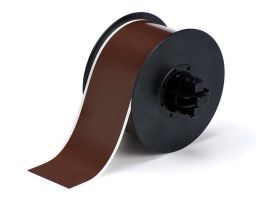 All Weather Permanent Adhesive Vinyl Label Tape for B30 Printers - 2.25" Brown