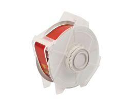 All Weather Permanent Adhesive Vinyl Label Tape for GlobalMark Printer - 1.125" Red