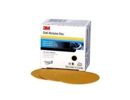 3M™ Hookit™ Gold Disc 236U, 00921, 3 in, P80, 50 discs per carton, 4 cartons per case