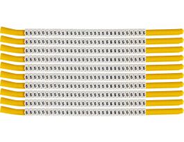 ClipSleeve Wire Markers Size 18 Nylon 10 AWG - 8 AWG, 5 Pack of 300 Each