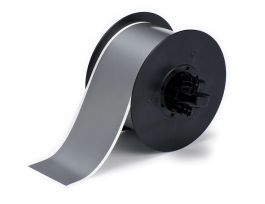 B30 Series Low-Halide Polyester Labels 2.25 in W x 100 ft L Gray