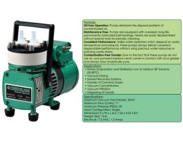 VACUUM PUMP 17L/MIN, 50 TORR