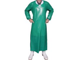 GOWN DIE CUT 6 MIL PU GREEN LARGE CS10