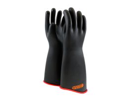 NOVAX Insulating Glove, 18 In., Blk./Red, Contour Cuff
