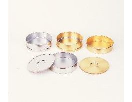 VWR COVER 8IN BRASS W/LIFT RING