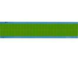 NEMA Wire Marker Repositionable Vinyl 0.75in H x 0.25in W Light Green PK/25 Crds