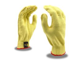 100% KEVLAR®, MACHINE KNIT SHELL, 7-GAUGE, ANSI CUT LEVEL A2
