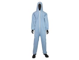 POSI-WEAR FR - BLUE COVERALL ZIPPER FRONT AND CO
