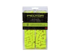 3M™ Peltor™ Sport Blasts™ Disposable Earplugs 97082-PEL80-6C, 80 ea/pk, Neon Yellow