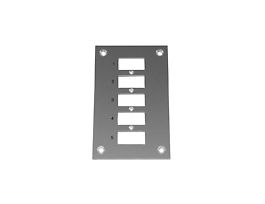 Thermocouple Mounting Panel, Vertical, Standard Connectors; 5 Circuits