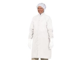 FROCK UNISEX WHT W/SNAPS 4XL