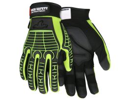 GLOVES MULTI-TASK GSHAPE 2WAY HI VIS