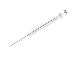 Gastight Syringe, 25 uL, cemented needle, 22s G, 2" conical tip