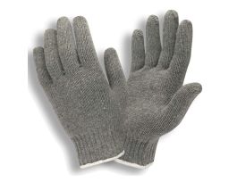 HEAVY WEIGHT, GRAY, POLY/COTTON MACHINE KNIT