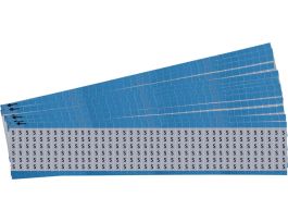 Alphabetical Aluminum Upper Case Wire Marking Cards, S 900 Total