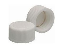 CAP 28-400 W/PTFE LINER PP WHT CS144