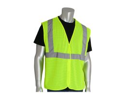 Class 2 Mesh Vest, No Pockets, H&L Closure, 2in. Tape
