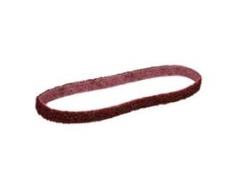 Scotch-Brite™ Surface Conditioning Low Stretch Belt, SC-BL, A/O Medium, 1 in x 11 in, 10 ea/Case