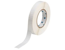 Harsh Environment Multi-Purpose Polyester Labels for 3" Core Printers - 0.2" x 0.65" White