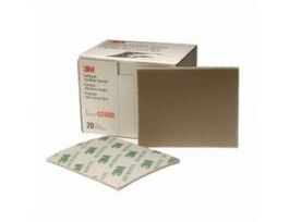 3M™ Softback Sanding Sponge, 02600, 4-1/2 in x 5-1/2 in, (115 mm x 140 mm), Microfine, 20 sponges per pack, 6 packs per case