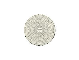 Chart Paper for 6" Circular Recorder; 24 hour, -50 to 50F/C