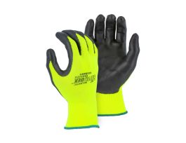 FOAM NITRILE PALM BLACK/HV YELLOW M