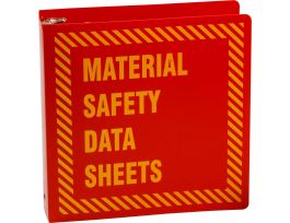 2-1/2" Red MSDS Binder