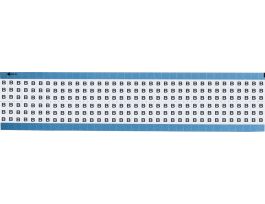 Alphabetical Vinyl Upper Case Scored Wire Marking Cards, B 1800 Total