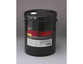 3M™ Super 77™ Classic Spray Adhesive, Clear, 5 Gallon (Pail), 1 Can/Drum