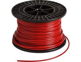 164 ft Cable Spool Clear PVC-Coated Steel