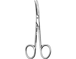 KNAPP IRIS SCISS CVD B/B 4IN