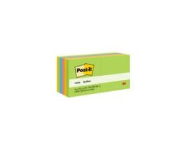 Post-it® Notes 654-14AU, 3 in x 3 in (76 mm x 76 mm), Jaipur colors