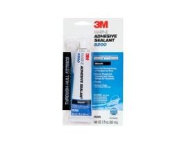 3M™ Marine Adhesive Sealant 5200, Black, 3 oz Tube, 6/Case