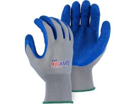 RUBBER PALM  GREY/BLUE KNIT  LARGE