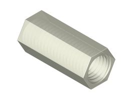 Threaded Coupling, 1/4"-28 UNF(F) flat bottom, ETFE; 10/pk