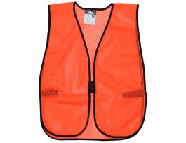 SAFETY VEST MESH ORANGE PK12