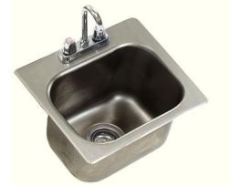 SINK SELF RIM 1 BOWL 14X10X9.5