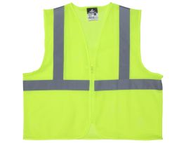 SAFETY VEST CLASS 2 2IN SILVER LIME