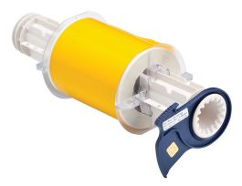All Weather Permanent Adhesive Vinyl Label Tape for BBP85 Printer - 4" Yellow