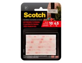 Scotch™ Extreme Fasteners RFD7090, 1 in x 3 in (25,4 mm x 76,2 mm), Clear 2 Sets of Strips
