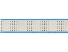 Alphabetical Acetate Cloth Upper Case Scored Wire Marking Cards, I 1800 Total