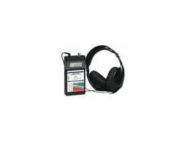 Vibration Meter Headphones; 8 ft Coiled Cable