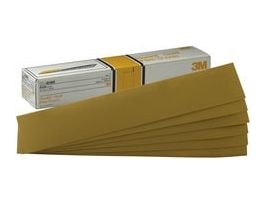 3M™ Hookit™ Gold Sheet, 02470, P180, 2-3/4 in x 16 in, 50 sheets per carton, 5 cartons per case